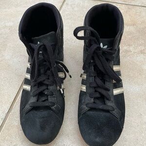 Black Adidas Ladies Boxing Style Shoes